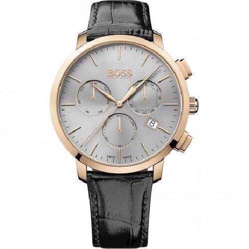 Image of fra Hugo Boss IP Rosaguld Swiss Made Quartz herre ur